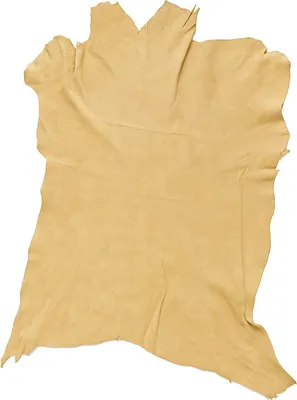 Produktbild von Ziegen Veloursleder – 0,7mm, weich & reißfest, Beige