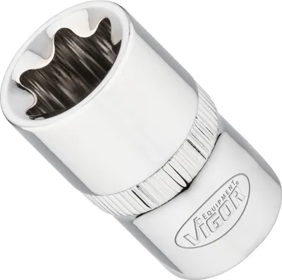 Produktbild von VIGOR Steckschlüsseleinsatz V2197N 1/2" E Profil SW E20