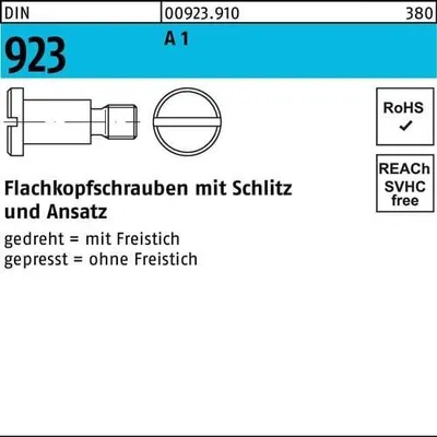 Produktbild von Reyher  Flachkopfschrauben DIN 923 1.4305 M 3 x 3 A 1 (100 Stück)
