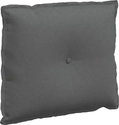 Produktbild von vidaXL Rückenkissen Dunkelgrau 60 x 19 x 50 cm Stoff