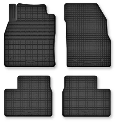Obrázok produktu pre Gumové vaničkové autokoberce pre: Opel Meriva B 2010-2017 minivan čierne 4 ks