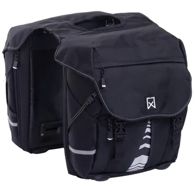 Produktbild von Willex 13611, Hinten, Fahrradtasche, Polyester, Schwarz, 50 l