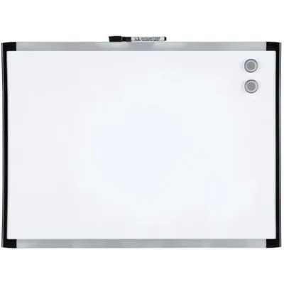 Immagine prodotto di Lavagna bianca in acciaio con cornice magnetica in plastica 585x430mm bianco