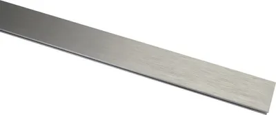 Obrázek produktu pro Gardinia záclonová tyč Luxor obdélníková ocelová broušená 200 cm