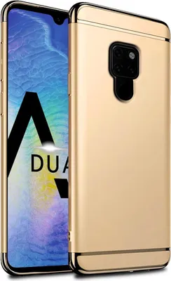 Produktbild von Conie Hard Case Schutzhülle für Huawei Mate 20 Kunststoff Cover Hülle matt in Gold
