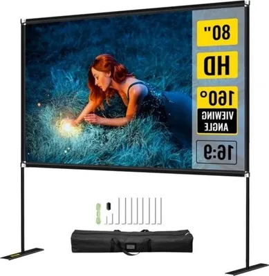 Obrázok produktu pre Projekčné plátno - Projekčné plátno - 180,34 x 114,3 cm - Projekčné plátno - 160 stupňov - Projekčné plátno