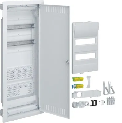 Produktbild von HAGER VH602NWH Volta Hybrid Kleinverteiler Hohlwand Anzahl Teilungen = 24 Anzahl Reihen = 2