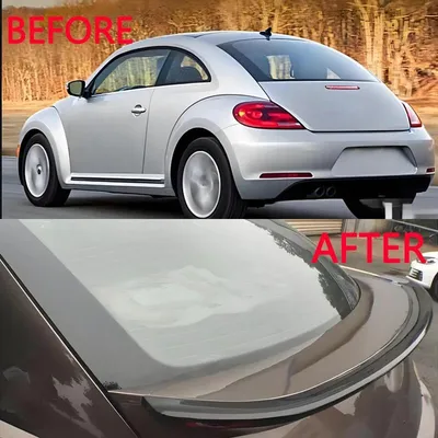Immagine prodotto di Spoiler posteriore, realizzato in plastica ABS, personalizzato, colore nero lucido