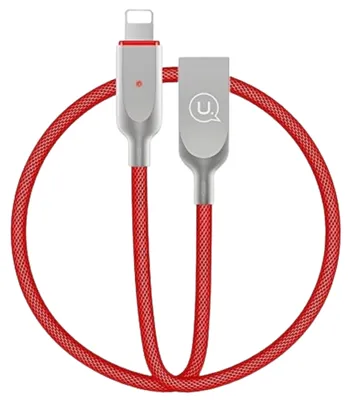 Image de Usams U-Sun Lightning Switch Cable Red/Red 1.9 M Ipysusb203 (Us-Sj170)