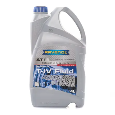 Produktbild von RAVENOL Hydrauliköl HLP-D 32 Automatikgetriebeöl Rot 4L 1212102-004-01-999 für VW Golf V Schrägheck (1K1) POLO (9N) TOURAN (1T1, 1T2) TIGUAN (5N)