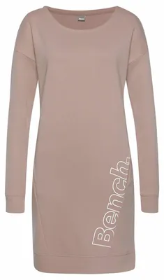 Produktbild von Bench Sweatkleid beige-weiß Größe 48/50