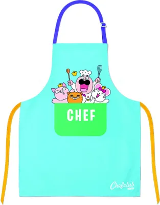 Image de CHEFCLUB Tablier en coton bleu