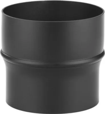Zdjęcie produktu dla Przedłużka 120 - 150 mm, element przejściowy do komina, malowana na czarno-metaliczny kolor