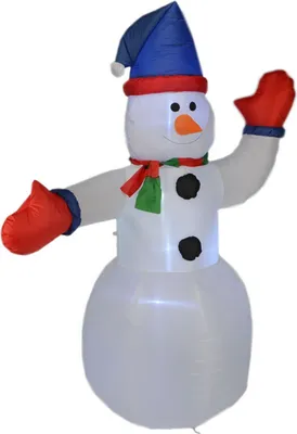Produktbild von Aufblasbarer Schneemann Weihnachtsdekoration Deko Weihnachten LED 180 cm