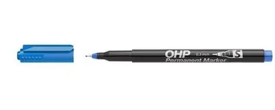 Permanentný popisovač "OHP S", modrý