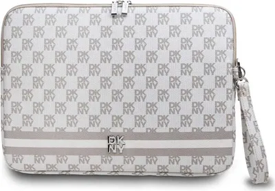 Obrázek produktu pro Dkny Sleeve Dkcs14Pvshle 14             Beżowy/Beige Checkered Pattern Printed Stripes