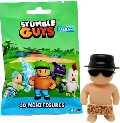 Produktbild von Stumble Guys 3D Sammelfiguren Serie 2 - Chrome Crystal - Figur 16. The Free Spirit
