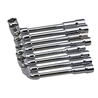 Produktbild von Hardware l Rohrschlüssel 45 Stahl Doppel Ellbogenwinkel Perforation Reparaturwerkzeuge-6 mm
