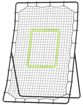 Produktbild von HOMCOM Baseball Rebounder, Tragebar Softball Pitchback-Netz, Rückprallnetz