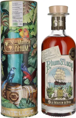 Image de La Maison du Rhum SAINTE LUCIE 2013/2022 Batch N° 5 43% Vol. 0,7l en Tinbox