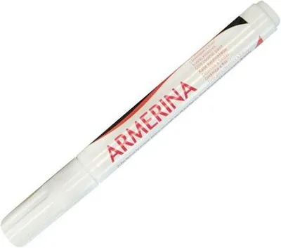 Obrázek produktu pro DARWI Armerina Fixy na porcelán bez vypalování 2 mm / 6 ml - Bílá