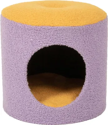 Produktbild von Coockoo Katzenhaus Happy House violett, Maße: 35 x 35 x 35 cm