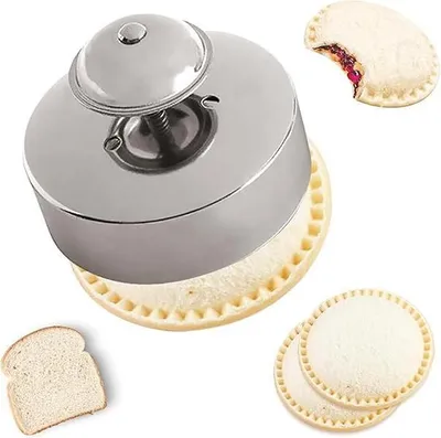 Produktbild von Sandwich Ausstecher aus Edelstahl, tragbarer Sandwichmaker