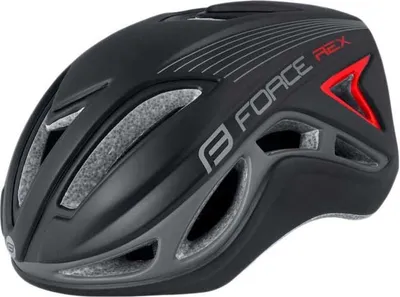 Produktbild von Force Rex Fahrradhelm schwarz-grau S-M