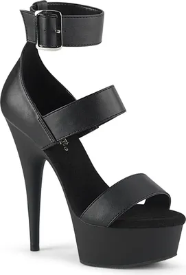 Produktbild von DELIGHT-629 Damen Sandale von Pleaser, Schwarz EU 40, US 10