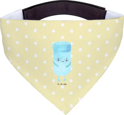 Produktbild von Mr. & Mrs. Panda Tuch Beste Freunde Salz - Gelb Pastell - Geschenk, Hundehalstuch, Hunde Halstuch, Fehlende Keywords, Hund, Lustige Sprüche, Dreieckstuch für
