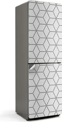 Obrázek produktu pro Jemný listový vzor - Samolepka na lednici - Samolepicí fólie na lednici - Samolepicí fólie na lednici - Dekorace do kuchyně - 60x190 cm