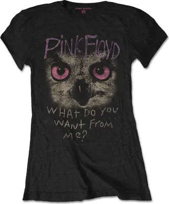Produktbild von Pink Floyd Owl - WDYWFM? Black L Damen T-Shirt