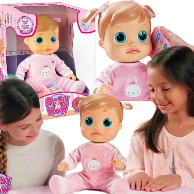 Obrázek produktu pro Interaktivní panenka Emma, 38 cm – učí se mluvit, opakuje slova, pohybuje ústy