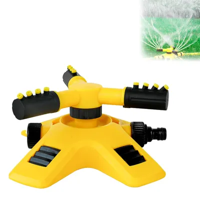 Produktbild von Automatische Rasensprenger, Rasensprenger, Rasensprenger für Gleichmäßige Bewässerung, Rasensprenger Große flächen,360° Drehbare Präzisions Düsenköpfe