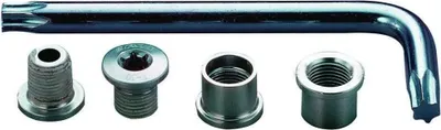 Image de Jeu de vis de plateau FSA Torx, 10 pièces, pour manivelles F.5, argent