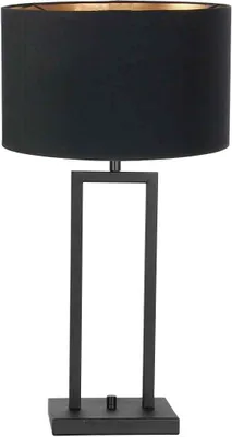 Obrázok produktu pre Steinhauer - stolná lampa - Stang - čierna - kov látka - Ø 30cm - E27 - 7194ZW