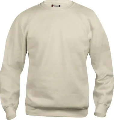 Produktbild von Klassischer Pullover mit Rundhalsausschnitt und Rippenbündchen an Ärmeln und Bund