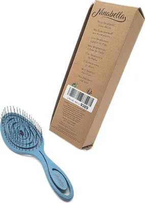 Image de Brosse à cheveux bio Ninabella pour femmes, hommes et enfants - Brosse démêlante sans