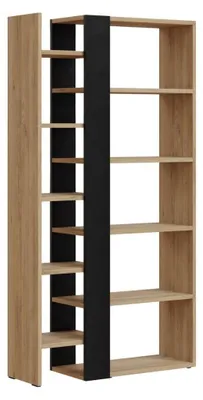 Image de CALICOSY - Bibliothèque 5 Niveaux L80 x H152 cm - Axel