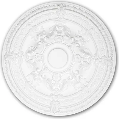 Immagine prodotto di Rosone da soffitto Profhome 156039 Stile rococò / barocco Ø 65,9 cm