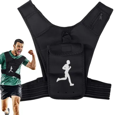 Produktbild von Verk 14441 Laufweste mit Tasche schwarz