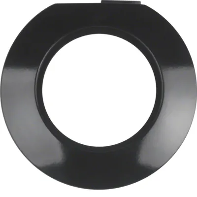 Immagine prodotto di Cornice terminale Hager a 1 posto, serie WTD3371BG 1930, nero lucido