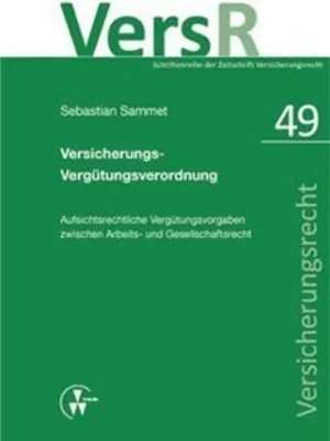 Immagine prodotto di Versicherungs-Vergütungsverordnung