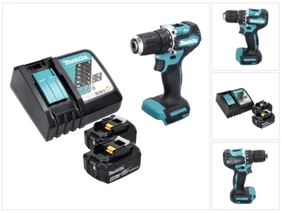 Produktbild von Makita DDF 487 RM Akku Bohrschrauber 18 V 40 Nm Brushless + 2x Akku 4,0 Ah + Ladegerät