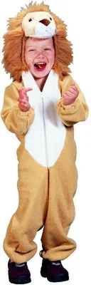 Produktbild von Kostüm Löwe Löwenkostüm Tierkostüm für Kinder Gr. 98-134, Größe:122/128