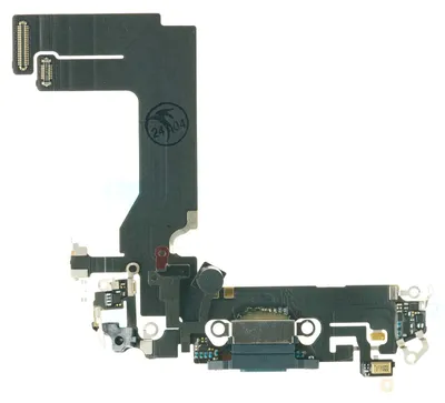 Produktbild von Apple iPhone 13 mini Lade Anschluss Buchse Eingang Mikrofon Flex Kabel Schwarz