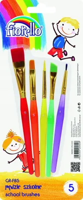 Image de Fiorello set de pinceaux d'artiste, 5 pièces
