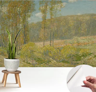 Produktbild von Fototapete selbstklebend - 208x146 cm - Tapete - Wandtapete - Wandbilder - Klebefolie - Dekofolie - Tapete Folie - Wand - Dekoration - Wohnzimmer - Waldlandschaft