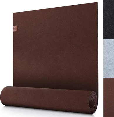 Produktbild von Moderner Tischläufer aus Filz, 150 cm, braun