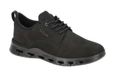 Produktbild von Clarks NATURE X TWO Herrenschuhe - bequeme Schnür Halbschuhe schwarz NEU